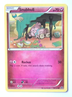 Snubbull 68/124 (NM, Pokemon Card, Fates Collide, 2016, Fairy, Common) - Image 1