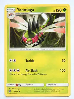 Yanmega 3/236 (NM, Pokemon Card, Unified Minds, 2019, Grass, Uncommon) - Image 1