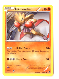 Hitmonchan 48/111 (NM, Pokemon Card, Furious Fists, 2014, Fighting, Uncommon) - Image 1