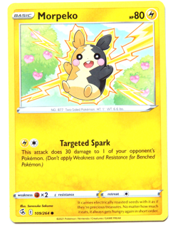 Morpeko 109/264 (NM, Pokemon Card, Fusion Strike, 2021, Lightning, Common) - Image 1
