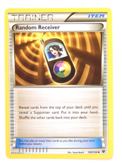 Random Receiver 109/124 (NM, Pokemon Card, Fates Collide, 2016, Item, Uncommon) - Image 1