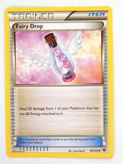 Fairy Drop 99/124 (NM, Pokemon Card, Fates Collide, 2016, Item, Uncommon) - Image 1