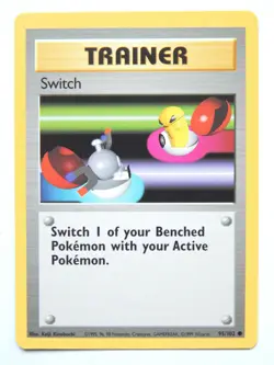 Switch 95/102 (NM, Pokemon Card, Vintage ,Base Set, 1999, Trainer, Common) - Image 1