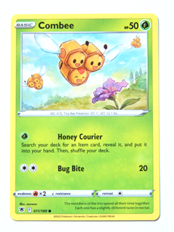 Combee 011/189 (NM, Pokemon Card, Astral Radiance, 2022, Grass, Common) - Image 1