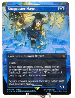 MTG - Snapcaster Mage - Chocobo Tracks Foil 0469 - Borderless - Final Fantasy - Image 1