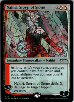 Nahiri, Storm of Stone (Stained Glass) Secret Lair Drop Series LP Foil - Image 1