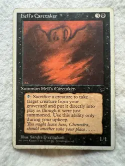 MTG - Hell's Caretaker - Chronicles - Regular - HP - Rare - EN - Image 1