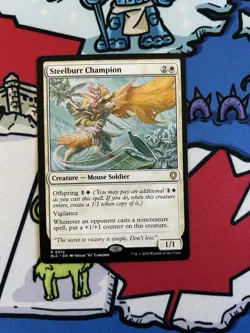 Steelburr Champion x1 Mtg Bloomburrow Commander - Image 1