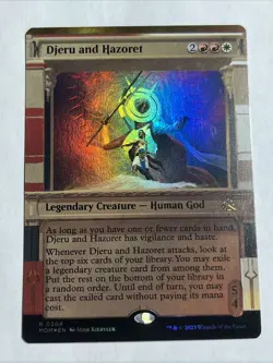 Djeru and Hazoret (Showcase) March of the Machine Foil MTG - Image 1