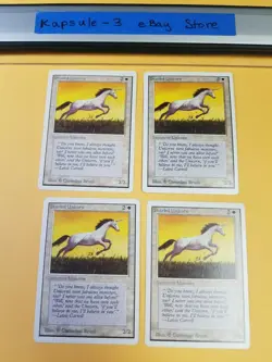 4x Pearl Unicorn | Unlimited | MTG Magic The Gathering Cards - Image 5
