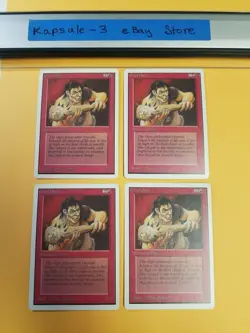 4x Gray Ogre | Unlimited | MTG Magic The Gathering Cards - Image 1