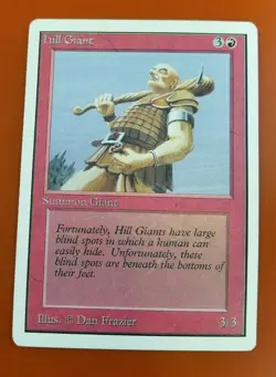 1x Hill Giant | Unlimited | MTG Magic Cards - Image 1