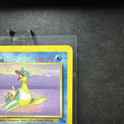 2000 Pokemon FRENCH 1st Edition Fossil Lokhlass-Lapras 25/62 EP - Image 3