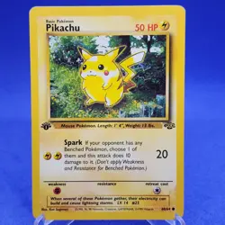 Pokemon TCG Pikachu Jungle 60/64 Regular 1st Edition Common - Image 1