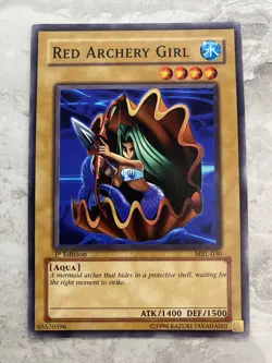 Yugioh - Red Archery Girl - MRL-030 - Common 1st Edition - Magic Ruler - Image 1