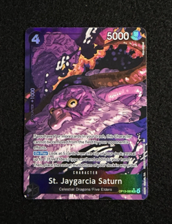 One Piece TCG St. Jaygarcia Saturn OP13-083 Alternate Art Alt English NM/M+ - Image 1