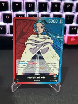 Nefeltari Vivi OP04-001 Kingdoms of Intrigue One Piece TCG Card - Image 1