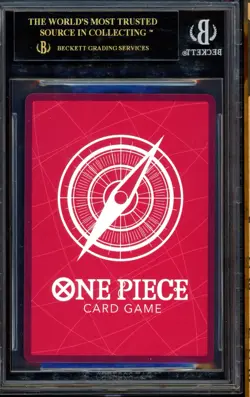 BGS 10 Super Pre-Release Monkey D Luffy Leader ST01-001 One Piece. BLACK Label - Image 2