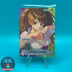 One Piece Charlotte Pudding Alt Art Leader NM/M OP08-058 Two Legends English TCG - Image 1