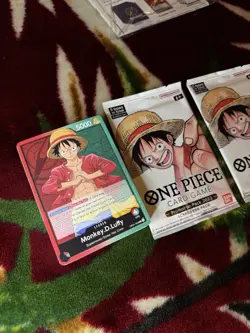 2022 Bandai One Piece Monkey.D.Luffy Pre-Errata Alpha Demo Deck, Promo Pack Lot - Image 4