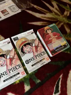 2022 Bandai One Piece Monkey.D.Luffy Pre-Errata Alpha Demo Deck, Promo Pack Lot - Image 5