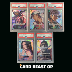 LOT LISTING 5 x One Piece 2023 Holo OP04 SR Special Alt Art Japanese! PSA 10 - Image 1