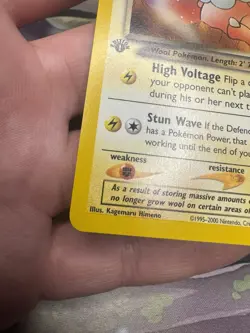 Pokemon Cards: Neo Destiny 1st Edition Uncommon: Dark Flaaffy 34/105 - Image 2