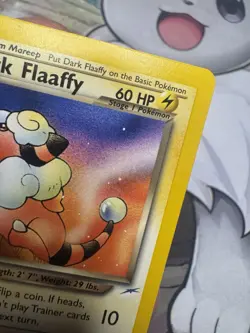 Pokemon Cards: Neo Destiny 1st Edition Uncommon: Dark Flaaffy 34/105 - Image 4