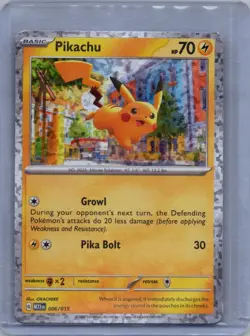 Pikachu - 006/015 - Confetti Holo Rare McDonald's 2023 Promo Pokemon Card NM - Image 1