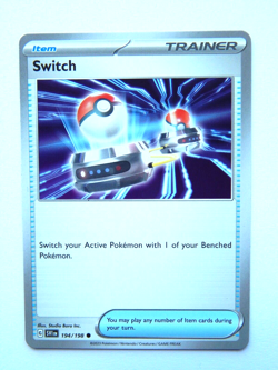 Switch 194/198 NM Pokemon Card Scarlet & Violet SVI EN 2023 Item Common - Image 1