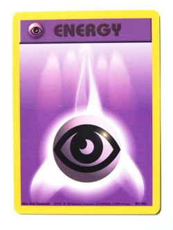 Psychic Energy 101/102 LP Pokemon Card Base Set Vintage Unlimited 1999 Common - Image 1