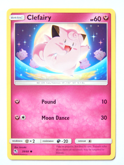 Clefairy 39/68 (NM, Pokemon Card, Hidden Fates, 2019, Fairy, Common) - Image 1