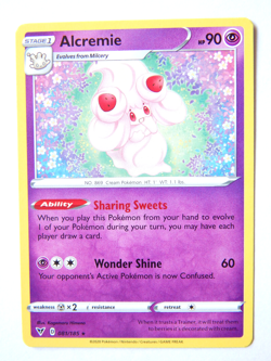 Alcremie 081/185 (NM, Pokemon Card, Vivid Voltage, 2020, Pcychic, Rare) - Image 1
