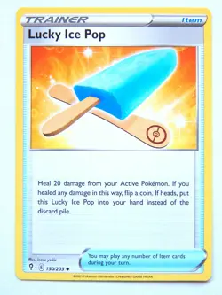 Lucky Ice Pop 150/203 (NM, Pokemon Card, Evolving Skies, 2021, Item, Uncommon) - Image 1