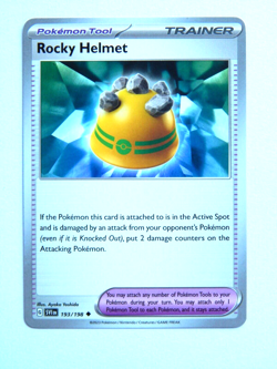 Rocky Helmet 193/198 NM Pokemon Card Scarlet & Violet SVI EN 2023 Uncommon - Image 1