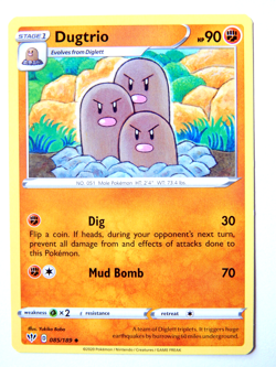 Dugtrio 085/189 (NM, Pokemon Card, Darkness Ablaze, Fighting, Uncommon) - Image 1