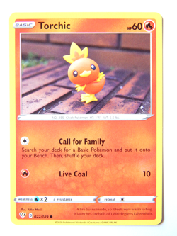 Torchic 022/189 (NM, Pokemon Card, Darkness Ablaze, 2020, Fire, Common) - Image 1