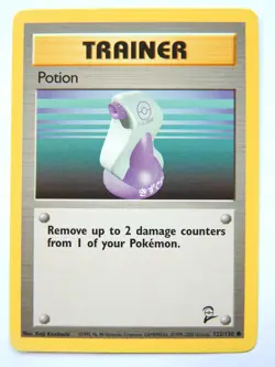Potion 122/130 (NM, Pokemon Card, 2000, Base Set 2, Trainer, Common) - Image 1
