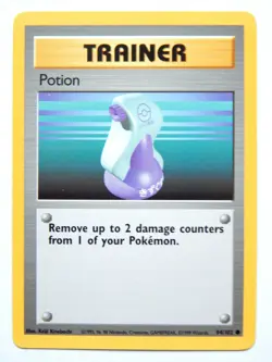 Potion 94/102 (NM, Pokemon Card, Vintage ,Base Set, 1999, Trainer, Common) - Image 1