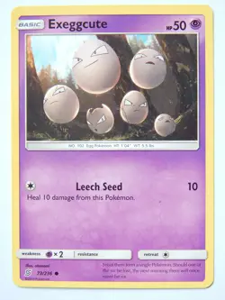 Exeggcute 73/236 (NM, Pokemon Card, Unified Minds, 2019, Psychic, Common) - Image 1