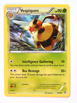 Vespiquen 10/98 (NM, Pokemon Card, Ancient Origins, 2015, Grass, Uncommon) - Image 1
