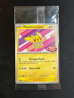 Pikachu Batik 190/SV-P Indonesia Journey Promo Indonesian Pokemon Card SEALED - Image 1