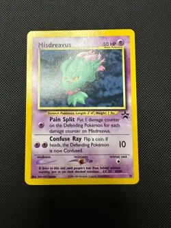 Pokemon TCG Misdreavus Black Star Promo 39 WOTC Card Near Mint NM Condition - Image 1