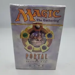(NEW) Magic The Gathering 1998 MTG Portal Second Age Trading Card Game SEALED - Image 1