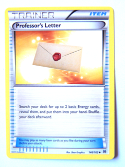 Professor's Letter 146/162 (NM, Pokemon Card, XY BREAKthrough, Item, Uncommon) - Image 1