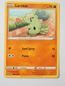 Larvitar 086/189 (NM, Pokemon Card, Darkness Ablaze, 2020, Fighting, Common) - Image 1