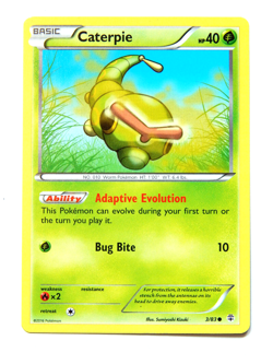 Caterpie 3/83 (NM, Pokemon Card, Generations, 2016, Grass, Common) - Image 1