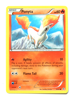 Ponyta 14/83 (NM, Pokemon Card, Generations, 2016, Fire, Common) - Image 1