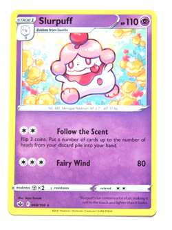 Slurpuff 068/198 (NM, Pokemon Card, Chilling Reign, 2021, Psychic, Rare) - Image 1
