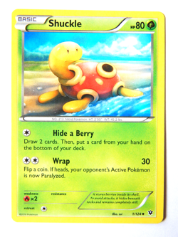 Shuckle 1/124 (NM, Pokemon Card, Fates Collide, 2016, Grass, Uncommon) - Image 1